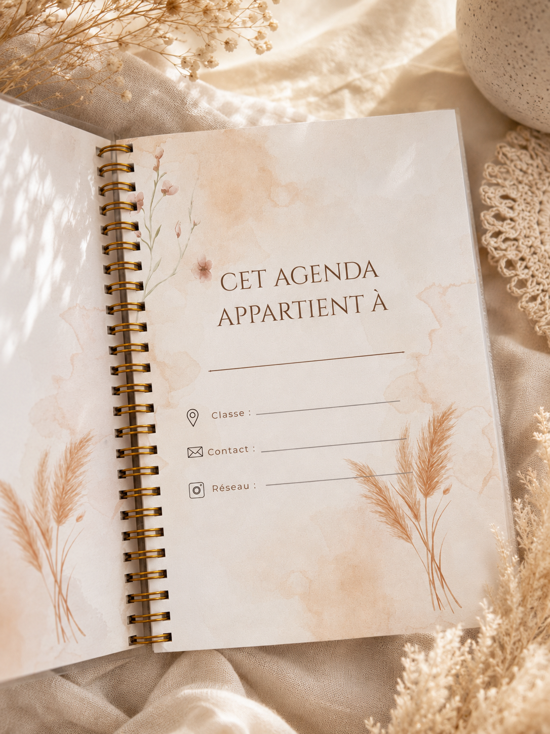 Agenda Étudiant 2026-2027 A5 | Agenda scolaire personnalisé, semainier, carnet de souvenirs et d’organisation