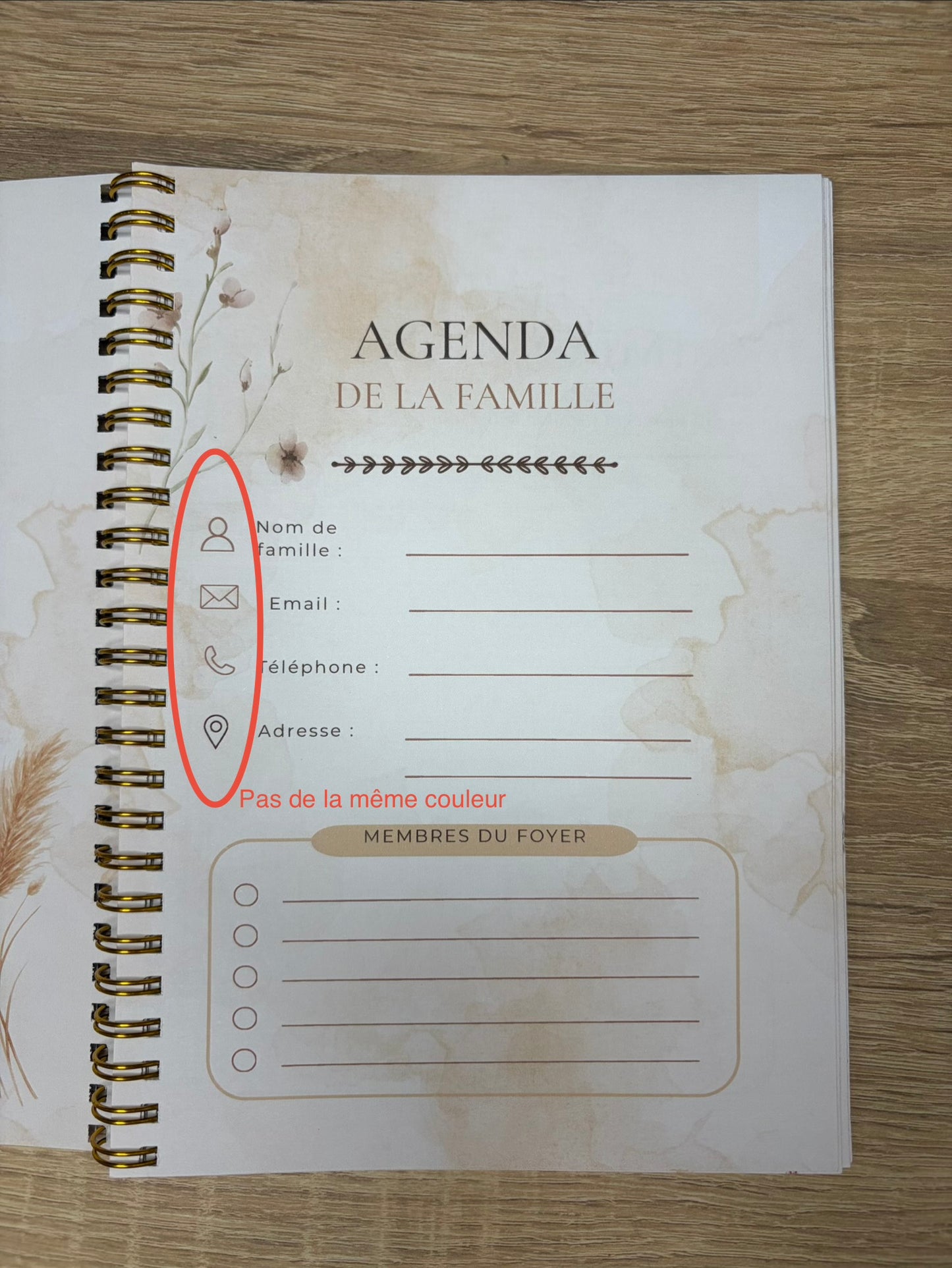 Agenda Familial & Budget | Organisation familiale, budget et projets