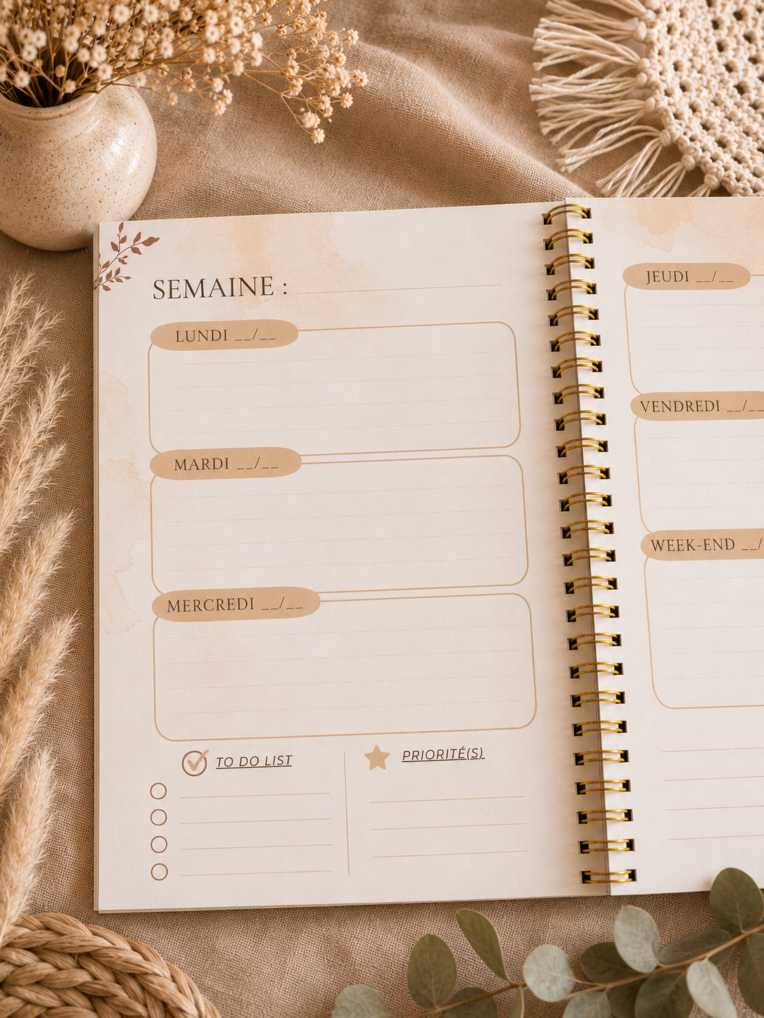 Agenda Familial & Budget | Organisation familiale, budget et projets