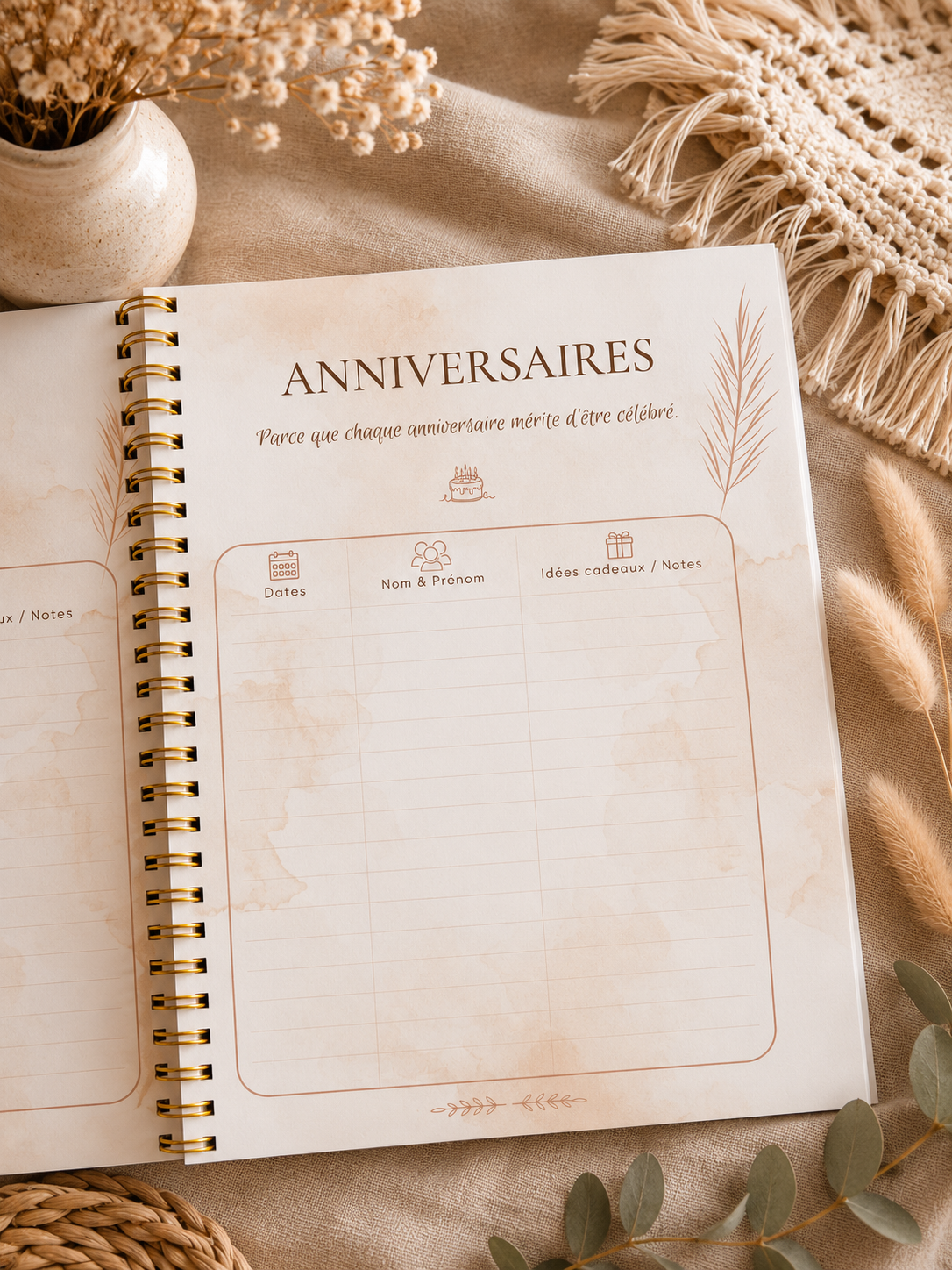Agenda Familial & Budget | Organisation familiale, budget et projets