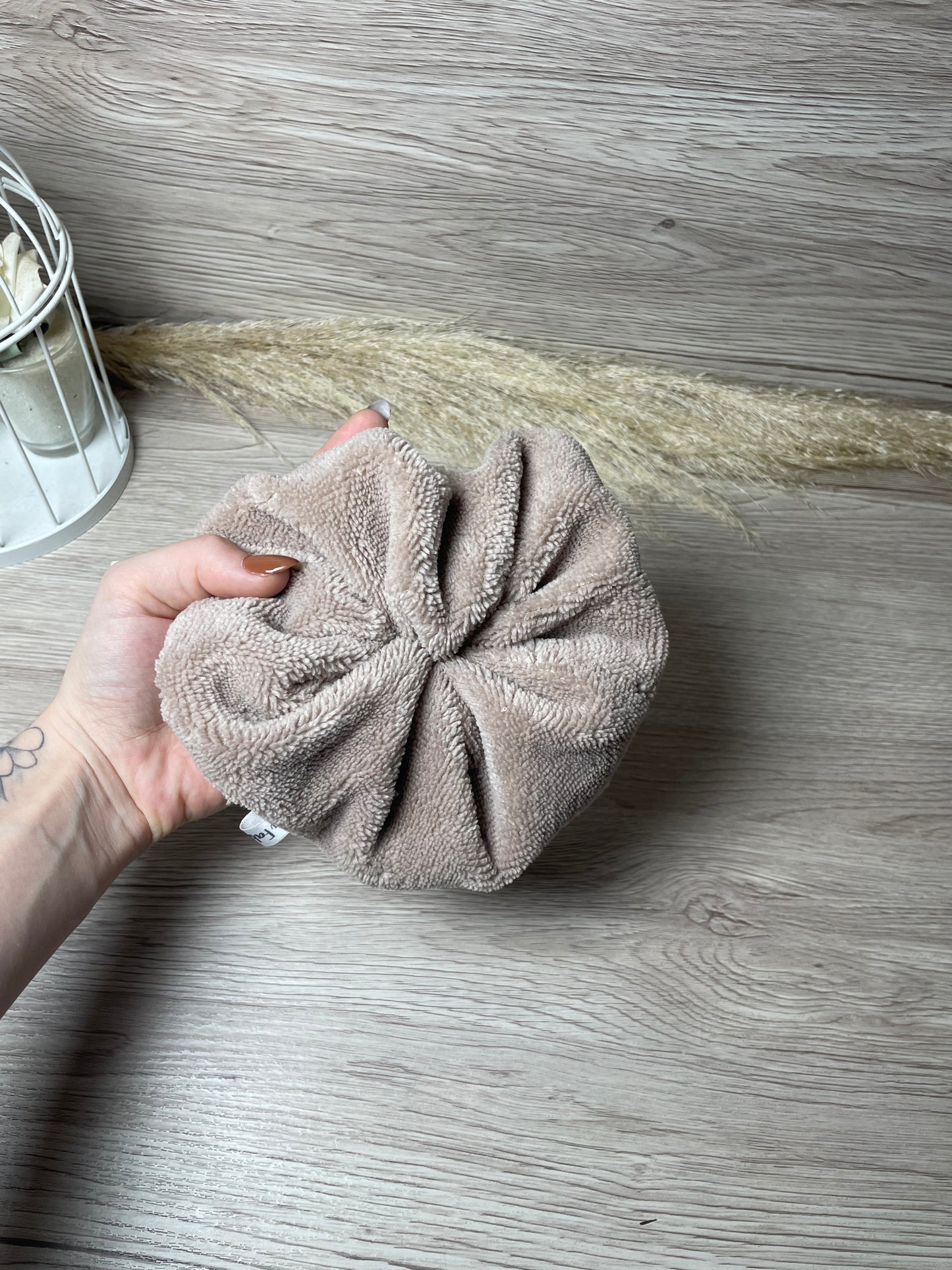 Lot de Trousse de toilette / trousse de maquillage/ bambou et sa fleur de douche en bambou  - coloris au choix