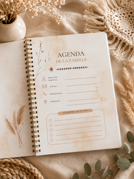 Agenda Familial & Budget | Organisation familiale, budget et projets