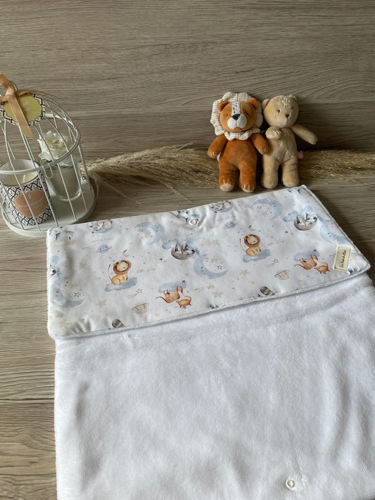 Tapis à langer -  Bleu dormeur