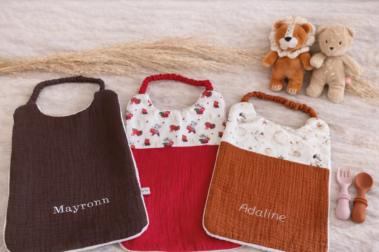 bavoir maternelle maxi personnalise