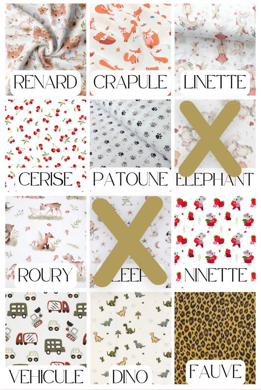 motif disponible choix